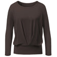 Yoga-Shirt Boxpleat - dark-brown - YOGISHOP