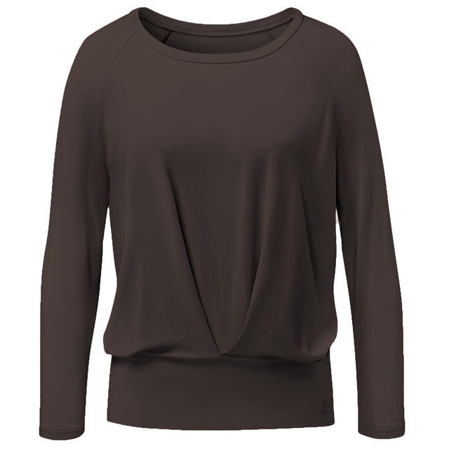 Yoga-Shirt Boxpleat - dark-brown - YOGISHOP