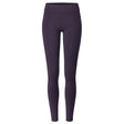 Yoga-Leggings, roll down - dark aubergine - YOGISHOP