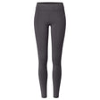Yoga-Leggings, roll down - grau aubergine - YOGISHOP