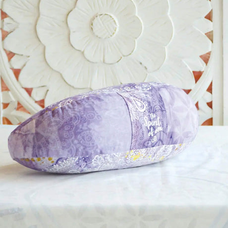 Meditationskissen Halbmond - flieder - YOGISHOP