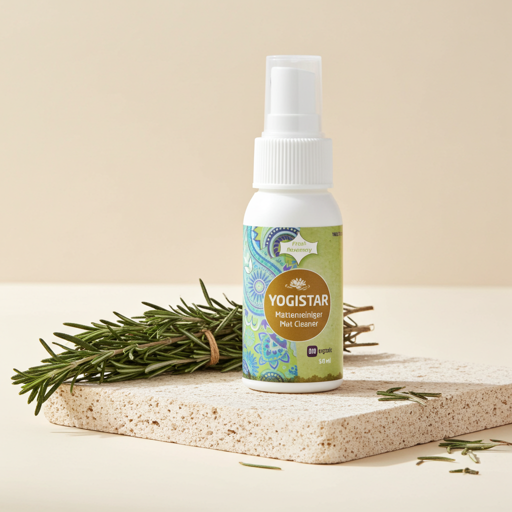 Organic yoga mat cleaner - fresh rosemary - 50 ml