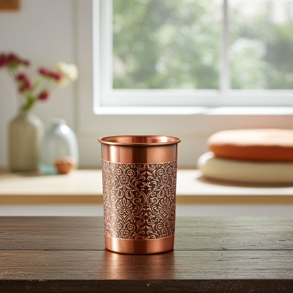 Kupferbecher dark vintage, 250 ml
