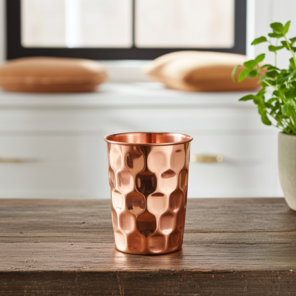 Kupferbecher diamant, 250 ml