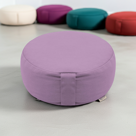 Meditationskissen - rund - Dhyana - organic cotton - YOGISHOP