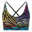 Yoga Bra Amba zebra - rainbow - YOGISHOP