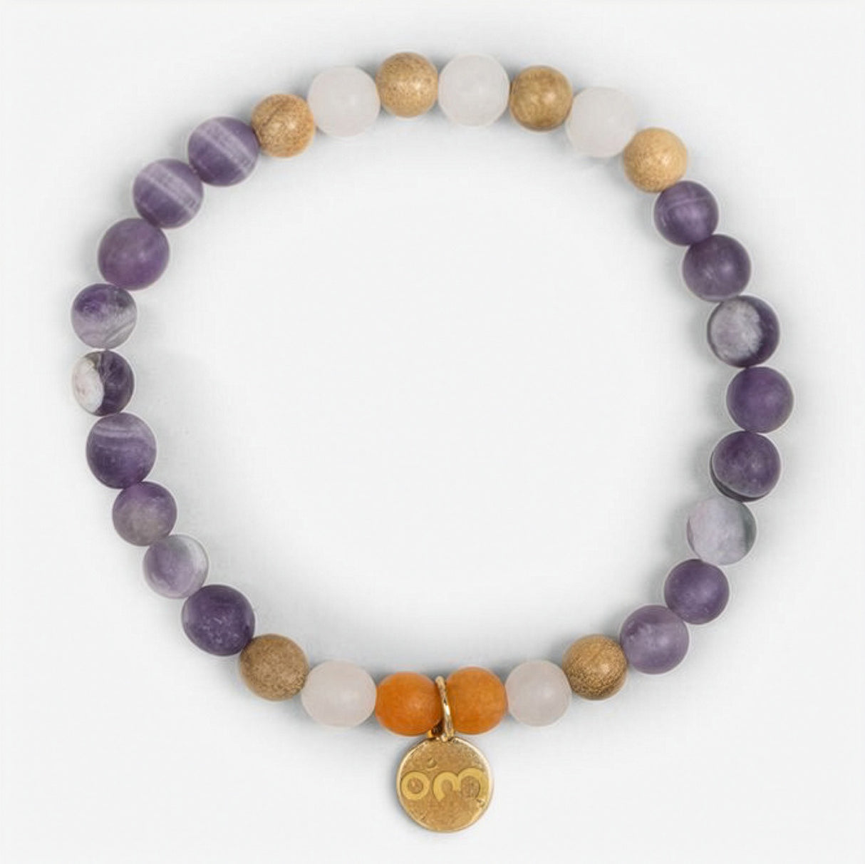 Armband Nandana Amethyst (Größe: Medium 16,7 cm) - YOGISHOP