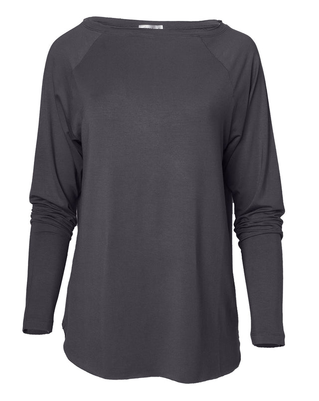 Yoga-Longsleeve "Amun" - anthracite - YOGISHOP
