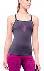 Yoga-Top "Ananda", grey - YOGISHOP