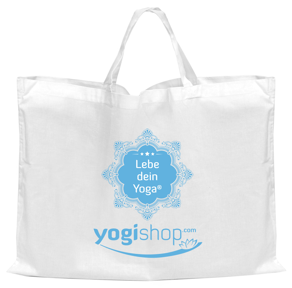Baumwolltasche "Yogishop", groß - YOGISHOP