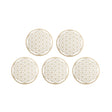 Wandschmuck "Blume des Lebens", Holz 9 cm - 5er Set - YOGISHOP