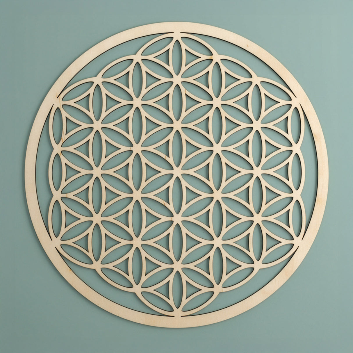 Blume des Lebens Wandschmuck aus Holz - YOGISHOP