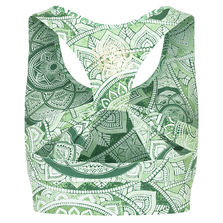 Yoga Bra Flow Bala - smaragd - YOGISHOP