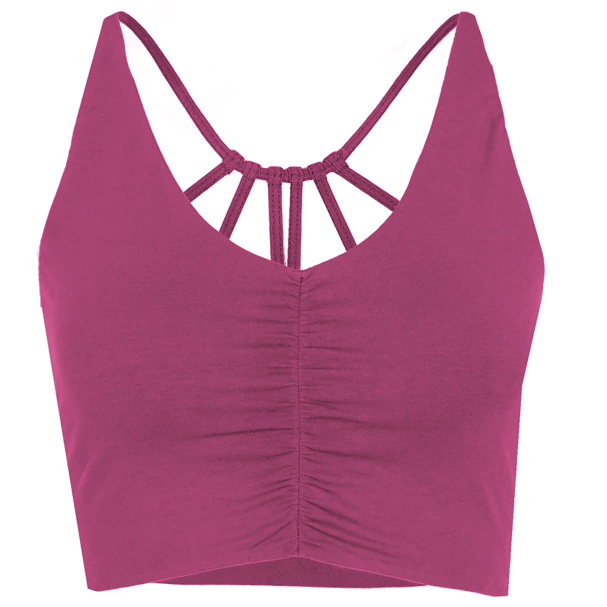 Yoga-Bra Carolina - berry - YOGISHOP