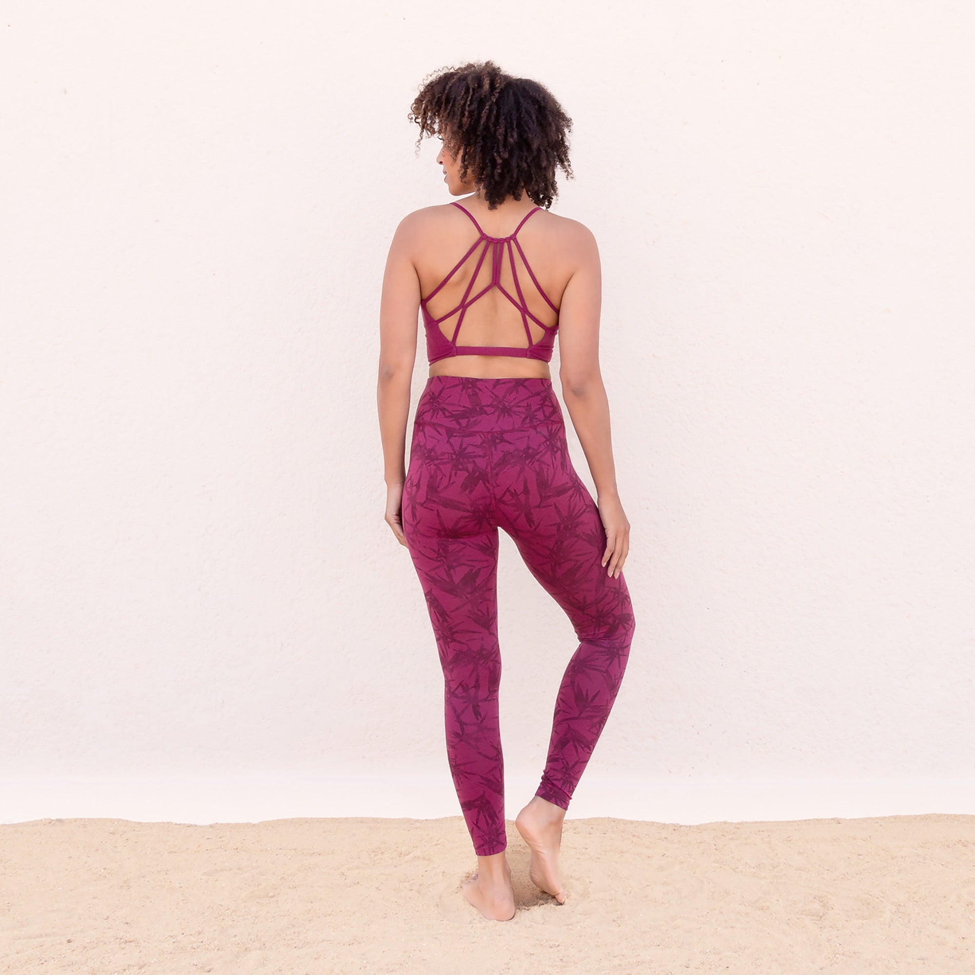 Yoga-Bra Carolina - berry - YOGISHOP