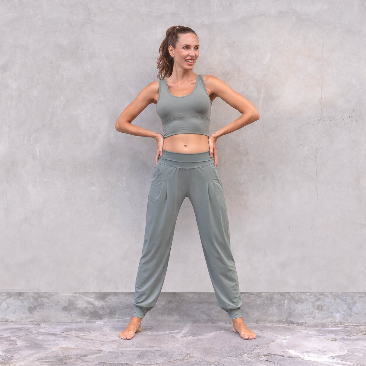 Yoga-Bra Surya - agave - YOGISHOP
