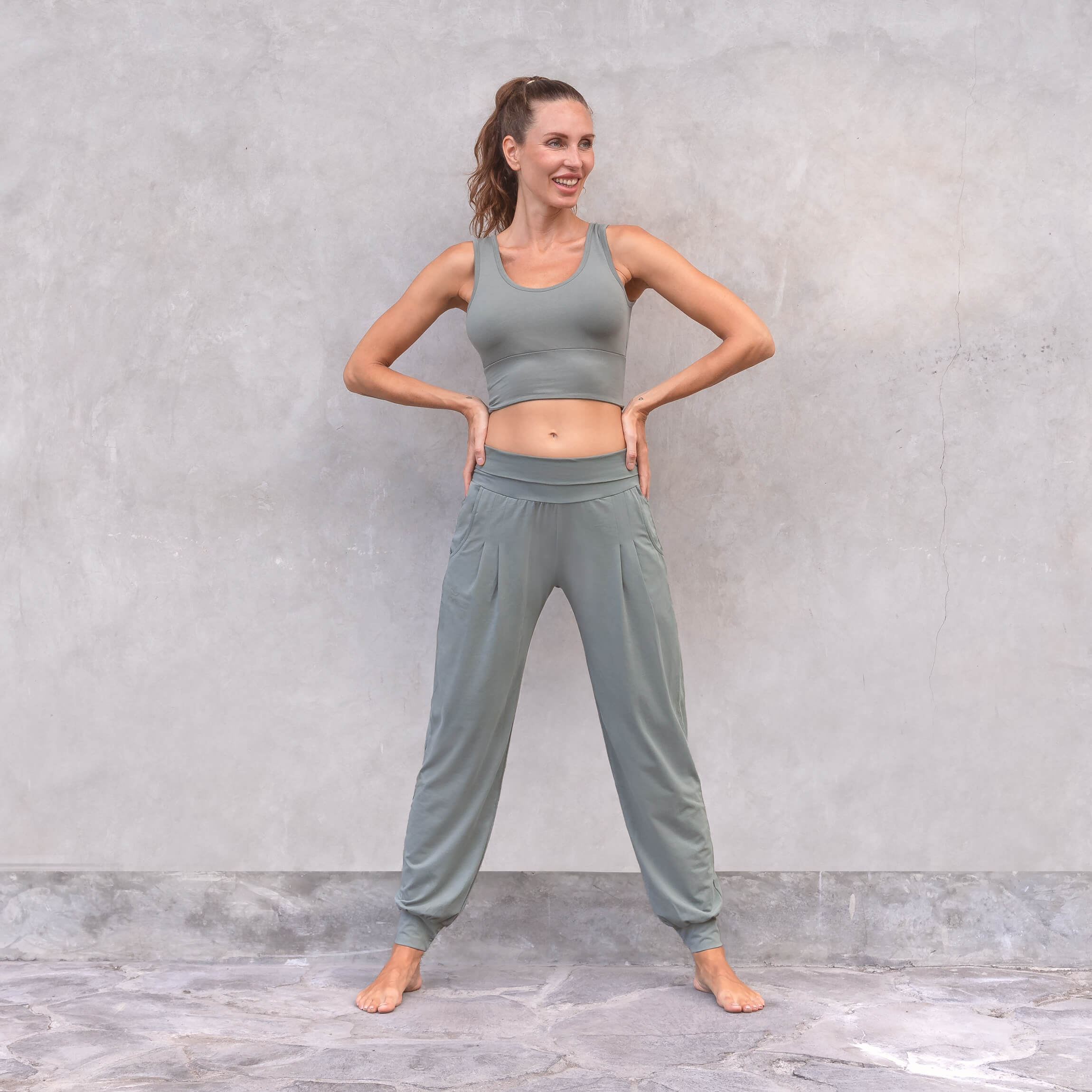 Yoga-Bra Surya - agave - YOGISHOP
