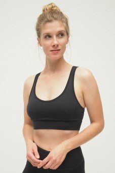 Yoga-Bra Rami - anthracite - YOGISHOP