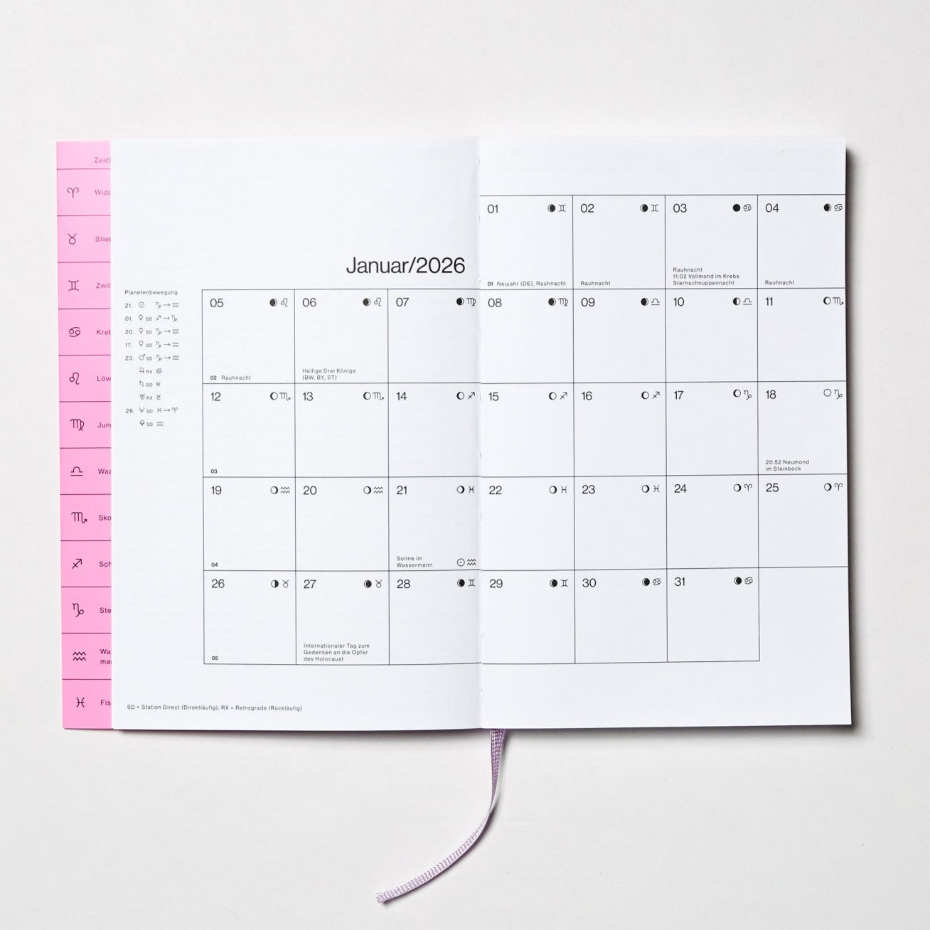 Mond-Kalender 2026 - YOGISHOP
