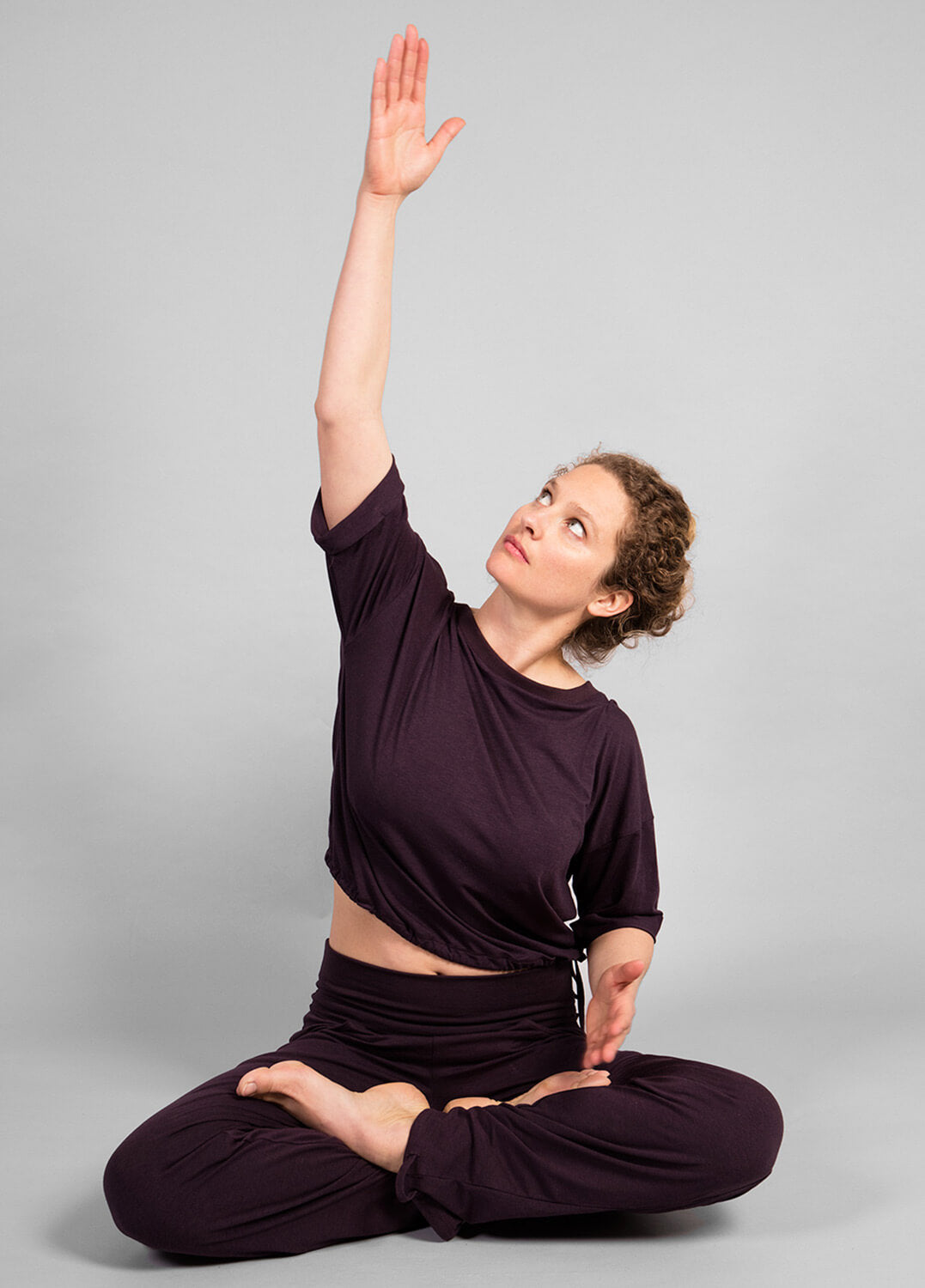 Cosma Relax fit Shirt - Dark Purple - YOGISHOP