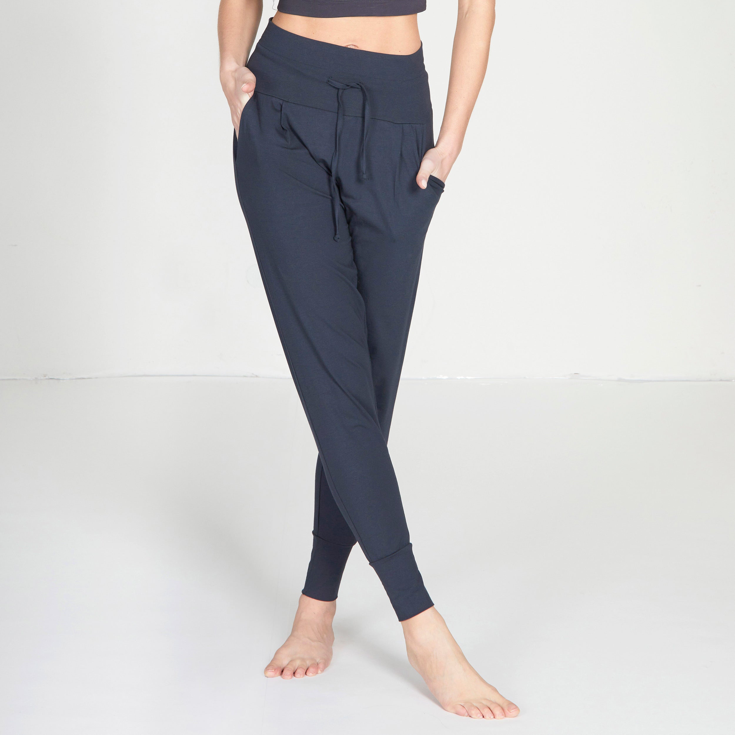 Yoga-Pants Cosy essential - anthracite - YOGISHOP