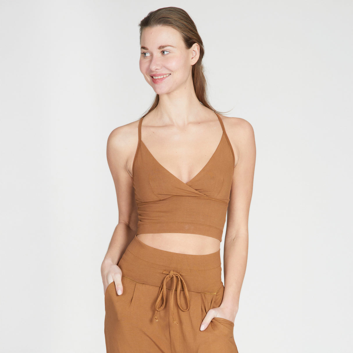 Crop-Top Love - maroon - YOGISHOP