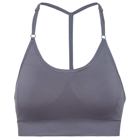 Sport-BH "Crossback" - grau - YOGISHOP