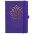 Yoga Notizbuch A5 - OM lila - YOGISHOP