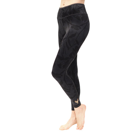 Yoga-Leggings Ganga 7/8 - anthracite - YOGISHOP