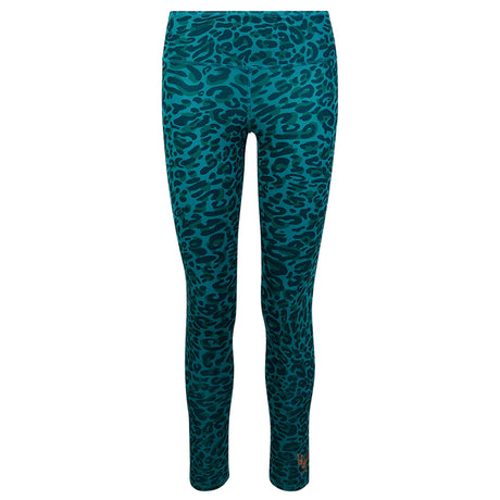 Yoga-Leggings Ganga 7/8 - leo turquoise - YOGISHOP