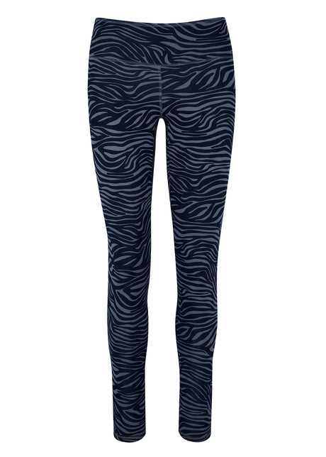 Yoga-Leggings Ganga 7/8 - zebra blue - YOGISHOP
