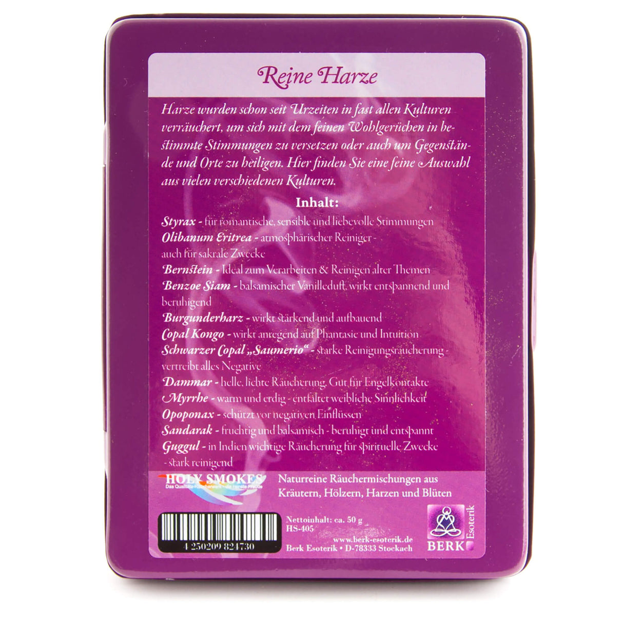 Räucher Set Reine Harze - 12 Döschen, 50 g - YOGISHOP