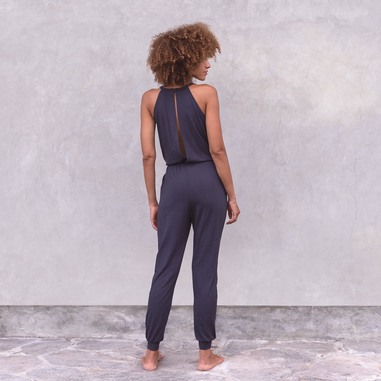 Yoga-Jumpsuit Paris - Tencel nightblue - YOGISHOP