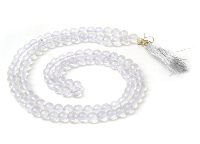 Mala-Kette aus Bergkristall - YOGISHOP