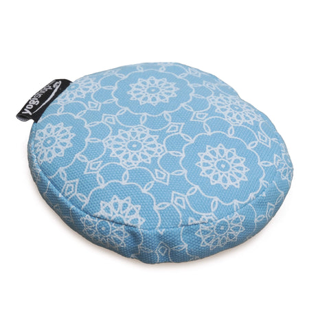 Klangschalenkissen rund - vintage - organic cotton, Ø 10 cm - YOGISHOP