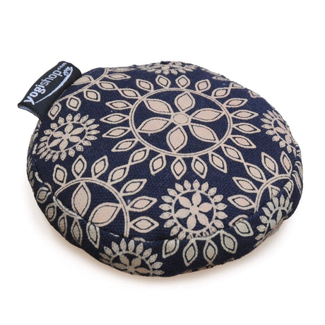 Klangschalenkissen rund - vintage - organic cotton, Ø 10 cm - YOGISHOP