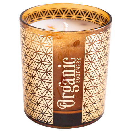 Organic Sojawachskerze - Weihrauch und Myrrhe - YOGISHOP