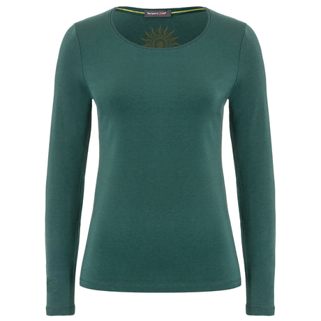 Langarm Shirt Mabu Chakra - smaragd - YOGISHOP