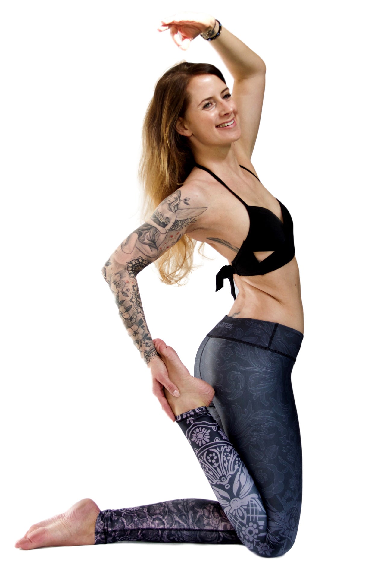 Yoga Leggings "Midnight Kiss" - YOGISHOP