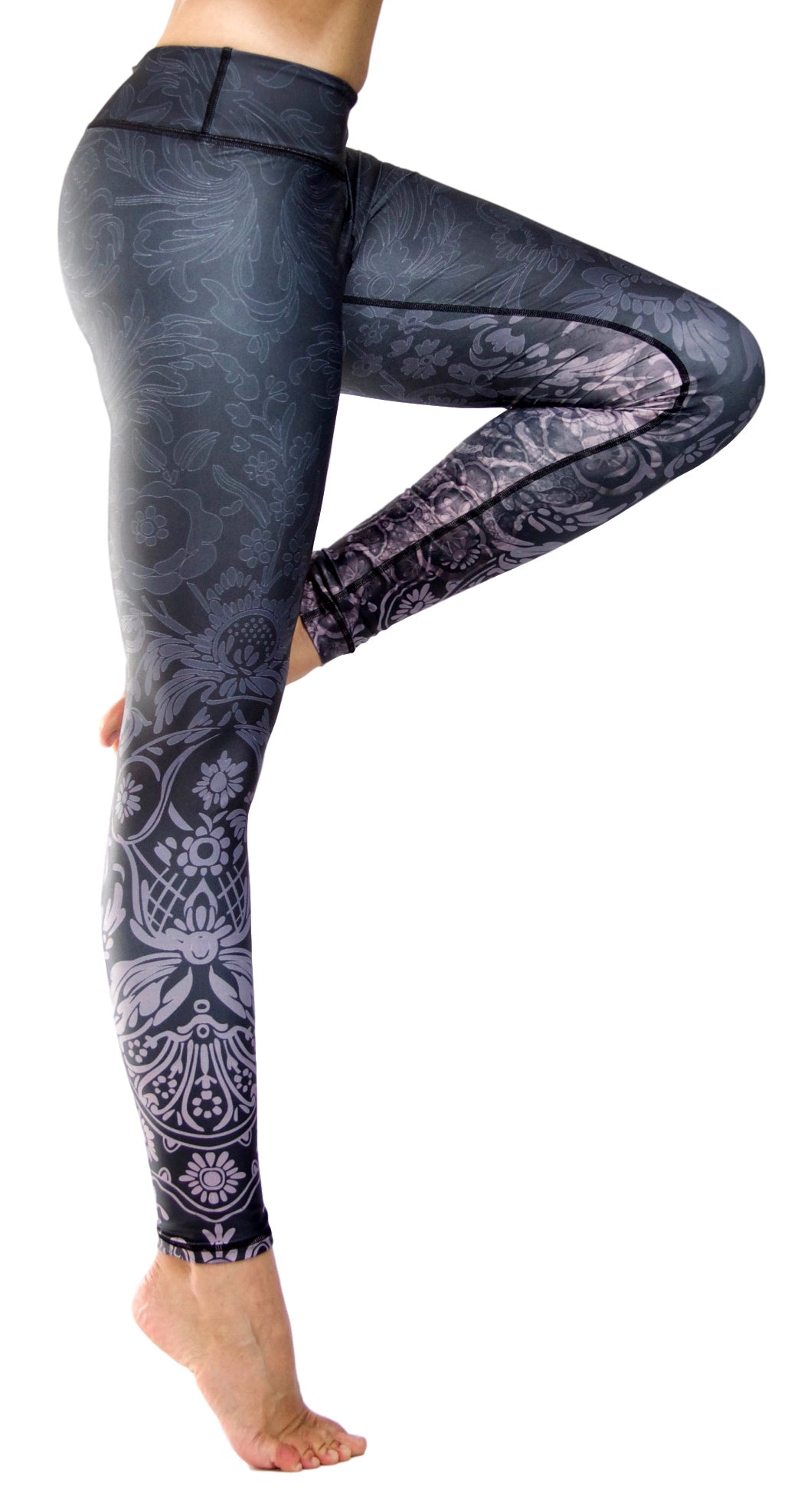 Yoga Leggings "Midnight Kiss" - YOGISHOP