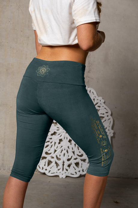 Leggings capri - green - YOGISHOP