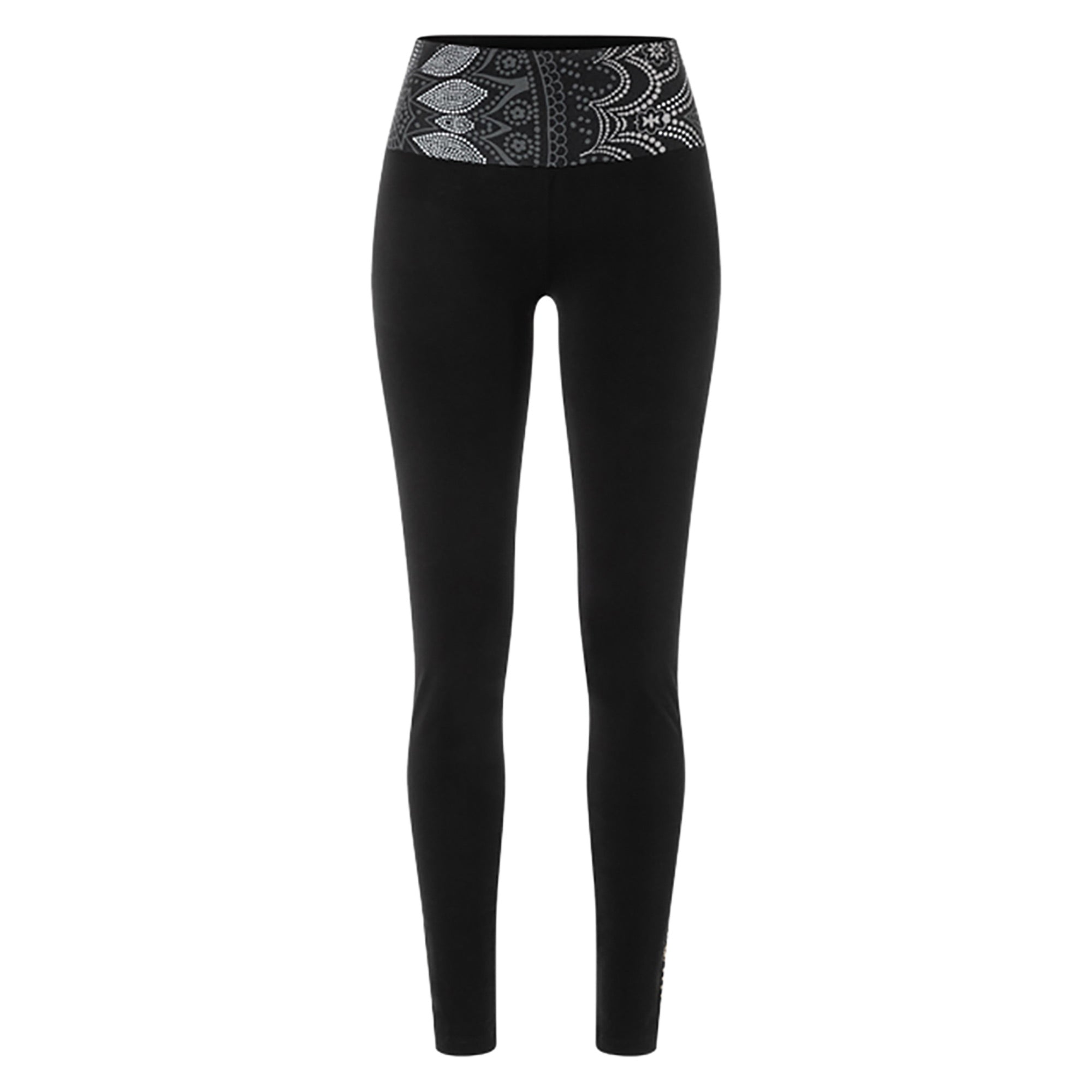 Yoga Leggings Maui Madhya - black-nature - YOGISHOP