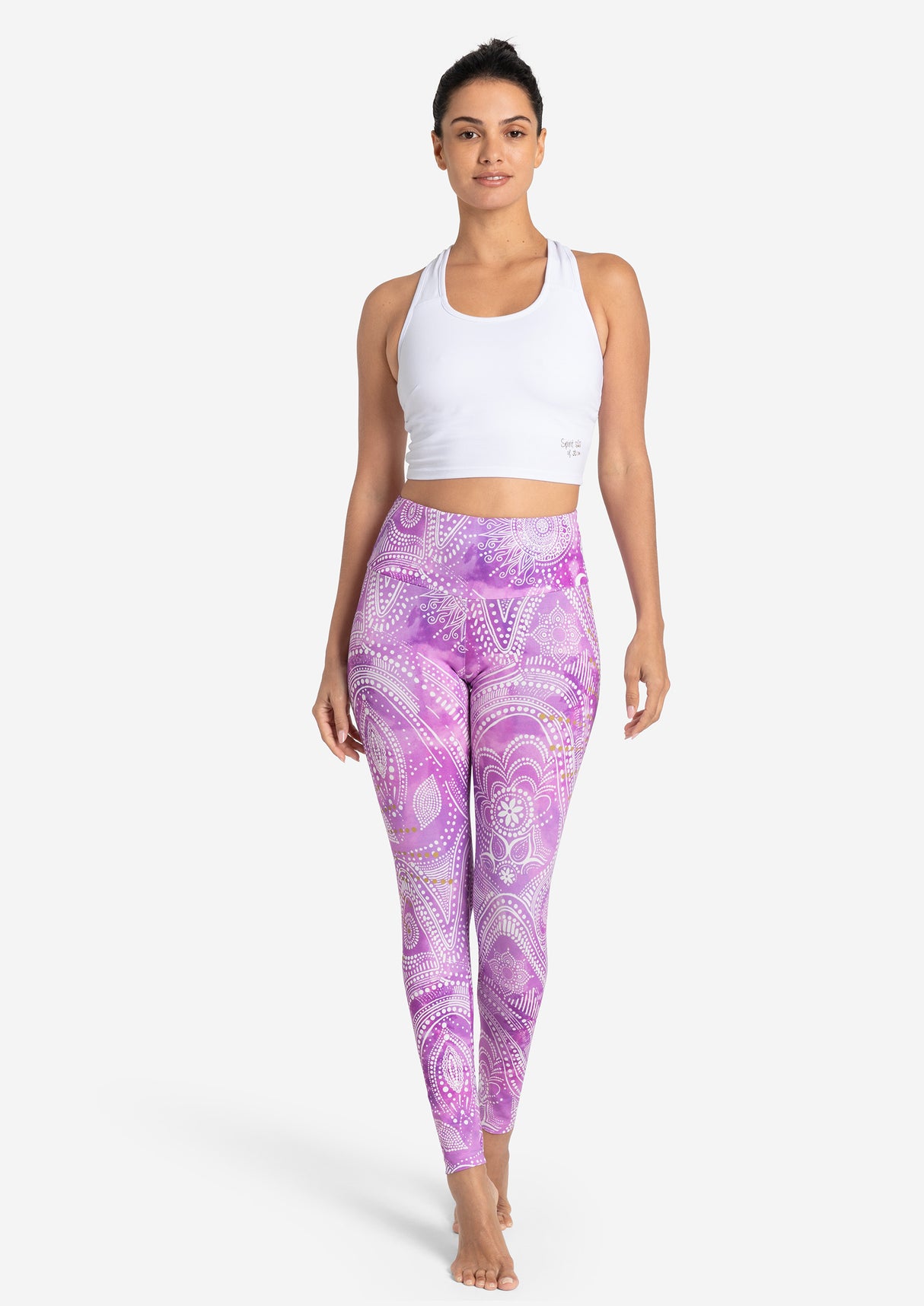 Yoga Leggings Puja - malve - YOGISHOP