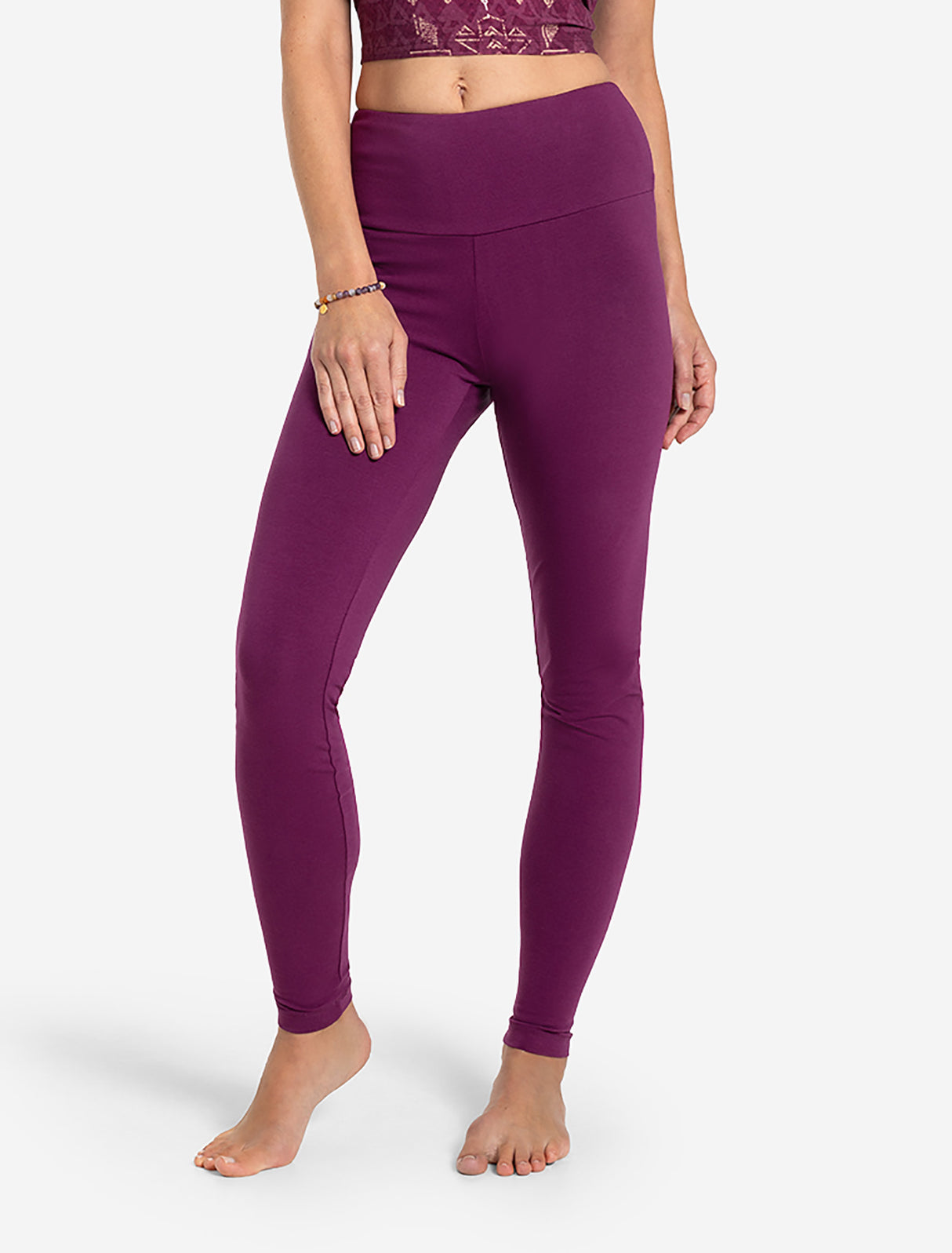 Yoga Leggings Satya - viola - YOGISHOP