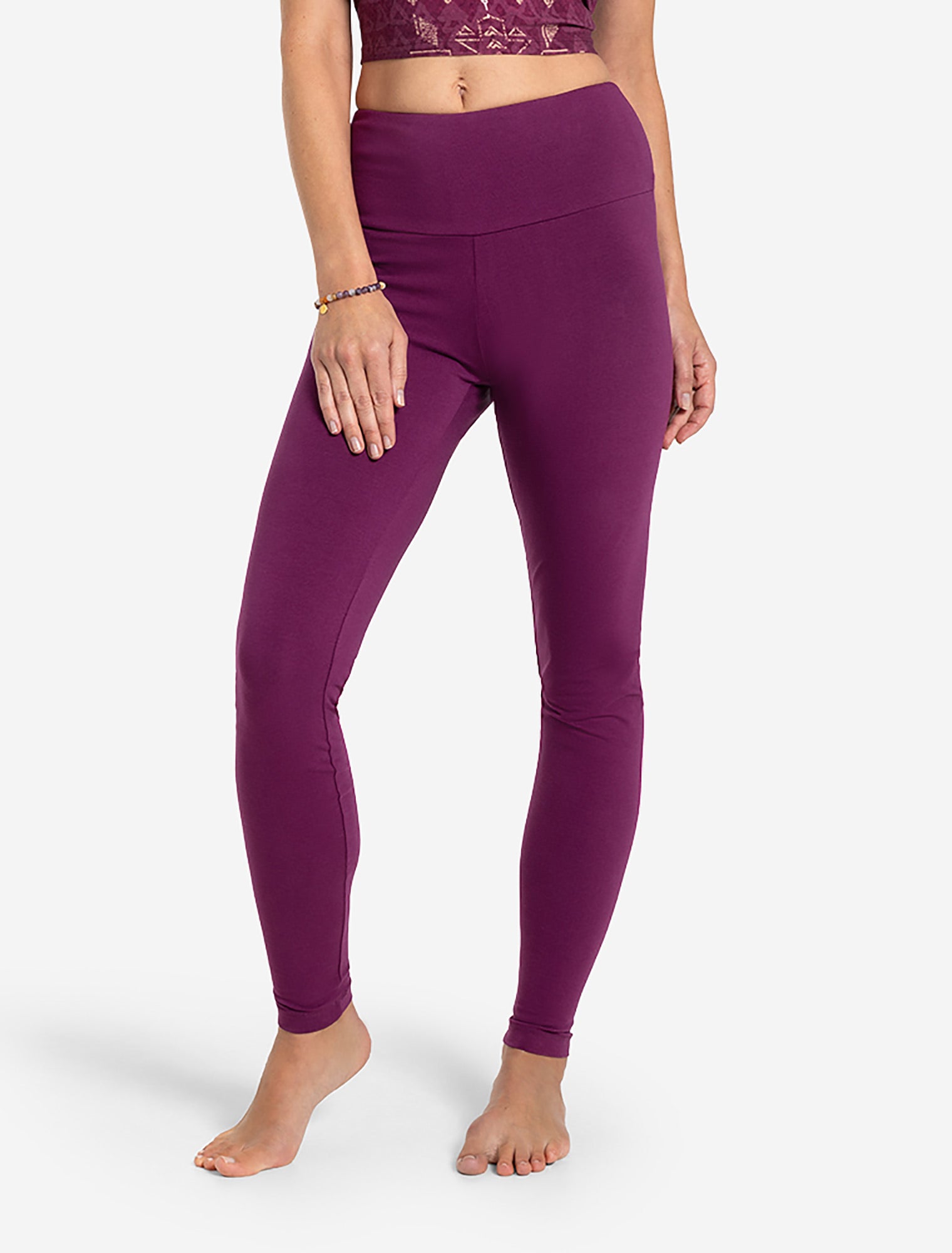 Yoga Leggings Satya - viola - YOGISHOP