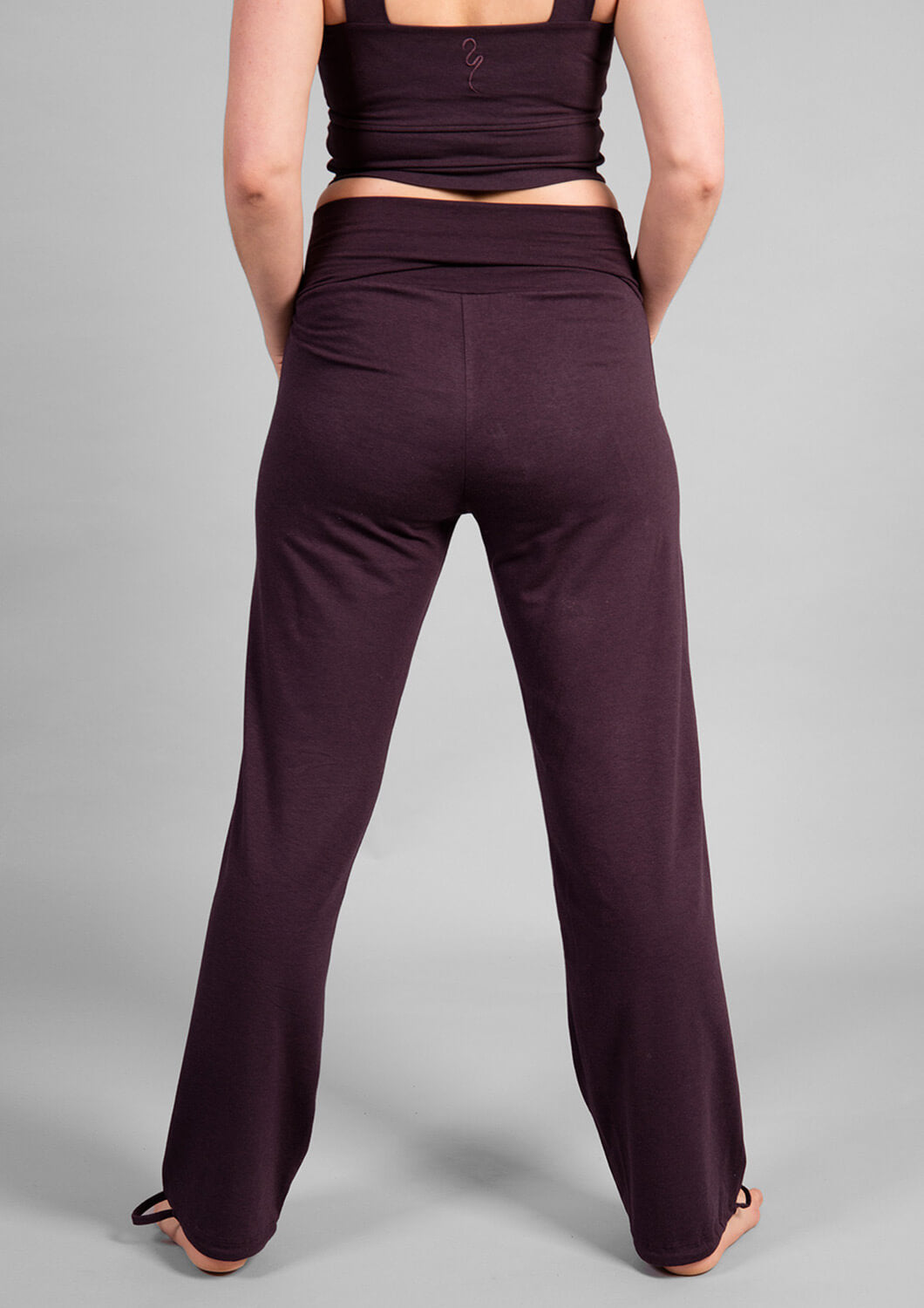 Lilii Relax fit Pants - Dark Purple - YOGISHOP