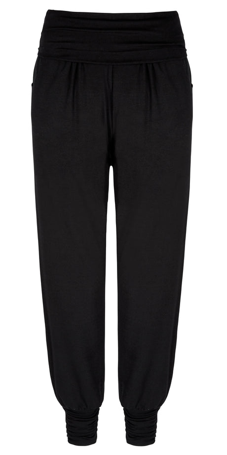 Long Harem-Pants - black - YOGISHOP
