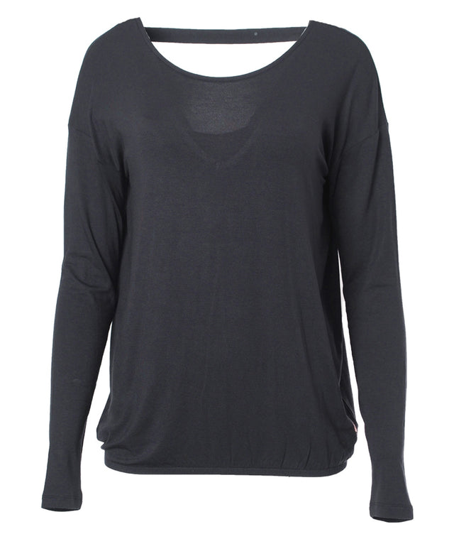 Yoga Longsleeve-Top "Aruna" - anthracite - YOGISHOP