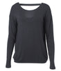 Yoga Longsleeve-Top "Aruna" - anthracite - YOGISHOP