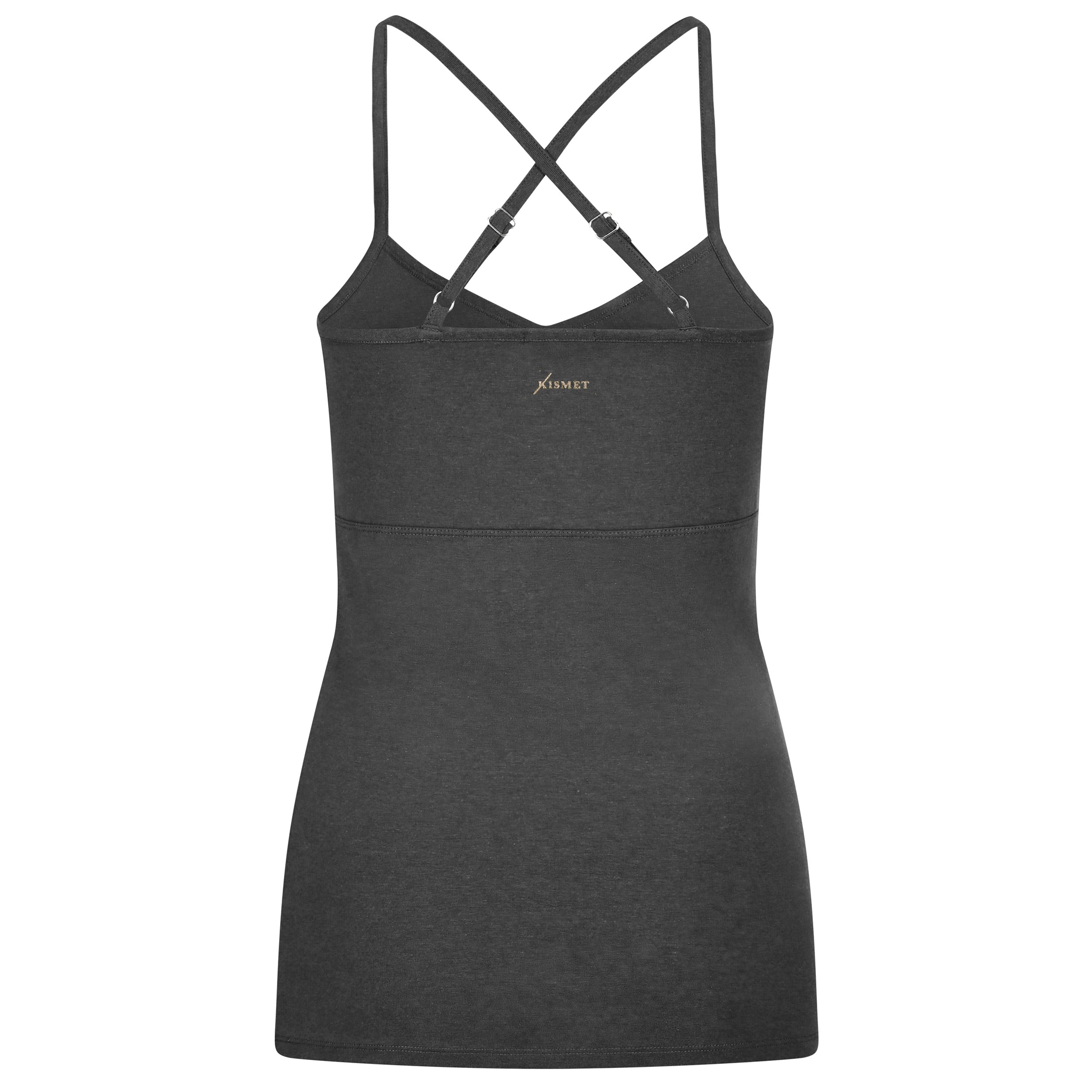 Yoga-Tank Love - anthracite - YOGISHOP